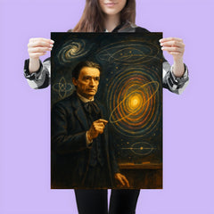 Rudolf Steiner chalkboard cosmology lecture poster 3