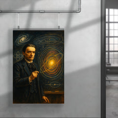 Rudolf Steiner chalkboard cosmology lecture poster 4