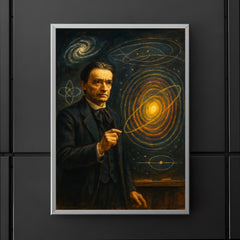 Rudolf Steiner chalkboard cosmology lecture poster 5