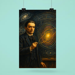 Rudolf Steiner chalkboard cosmology lecture poster 6
