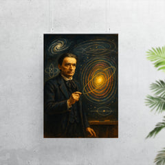 Rudolf Steiner chalkboard cosmology lecture poster 7