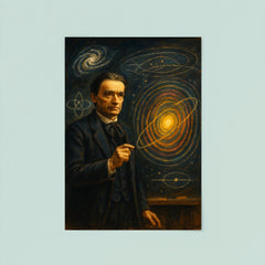 Rudolf Steiner chalkboard cosmology lecture poster 8