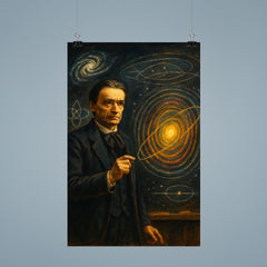 Rudolf Steiner chalkboard cosmology lecture poster 9