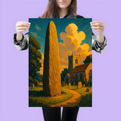 Rudston Monolith England poster 3