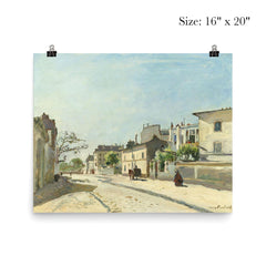 Rue Notre-Dame, Paris by Johan Barthold Jongkind poster 2