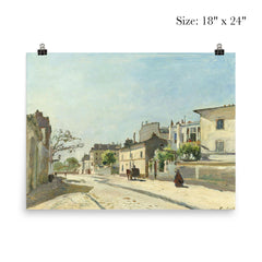 Rue Notre-Dame, Paris by Johan Barthold Jongkind poster 5