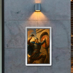 Rurikid prince Oleg nailing shield to Constantinople gate poster 2