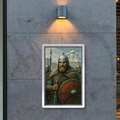 Rurikid Varangian guards in Novgorod snow poster 2