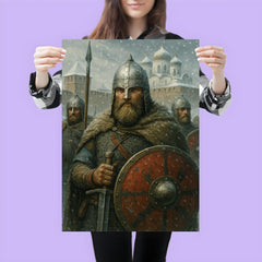 Rurikid Varangian guards in Novgorod snow poster 3