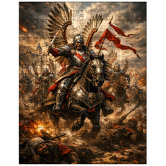 Sabaton worthy Winged Hussar charge at Kahlenberg jigsaw puzzle
