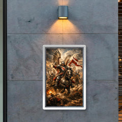 Sabaton worthy Winged Hussar charge at Kahlenberg poster 2