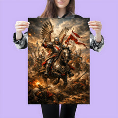 Sabaton worthy Winged Hussar charge at Kahlenberg poster 3