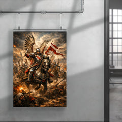 Sabaton worthy Winged Hussar charge at Kahlenberg poster 4