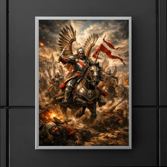 Sabaton worthy Winged Hussar charge at Kahlenberg poster 5