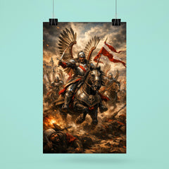 Sabaton worthy Winged Hussar charge at Kahlenberg poster 6