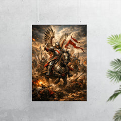 Sabaton worthy Winged Hussar charge at Kahlenberg poster 7