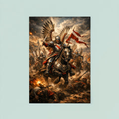 Sabaton worthy Winged Hussar charge at Kahlenberg poster 8