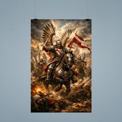 Sabaton worthy Winged Hussar charge at Kahlenberg poster 9