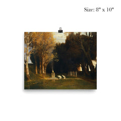 Sacred Grove by Arnold Bocklin, 1882 poster 4