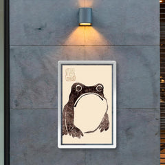 Sad Faced Frog by Matsumoto Hoji poster 2