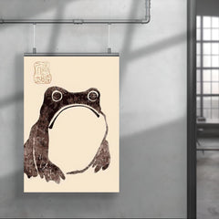 Sad Faced Frog by Matsumoto Hoji poster 4