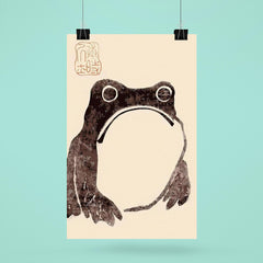 Sad Faced Frog by Matsumoto Hoji poster 6