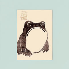 Sad Faced Frog by Matsumoto Hoji poster 8