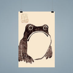 Sad Faced Frog by Matsumoto Hoji poster 9