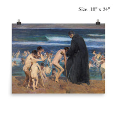 Sad Inheritance by Joaquín Sorolla poster 5