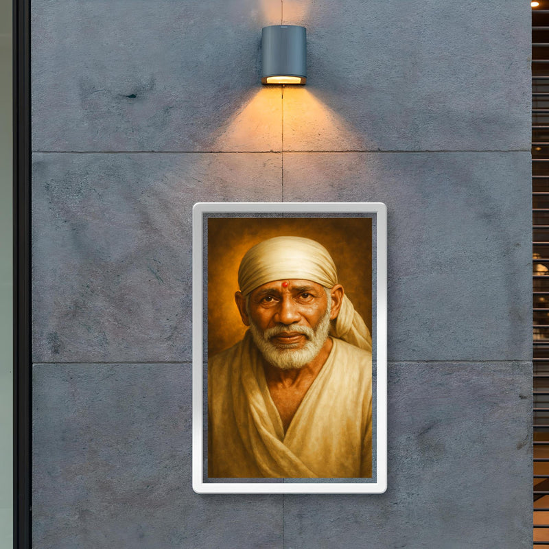 Sai Baba of Shirdi portrait poster 2