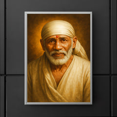 Sai Baba of Shirdi portrait poster 5