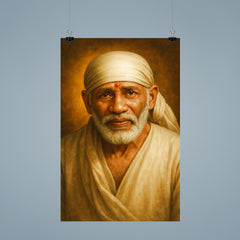 Sai Baba of Shirdi portrait poster 9