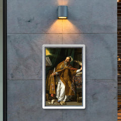Saint Augustine by Philippe de Champaigne, 1650 poster 2