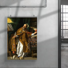 Saint Augustine by Philippe de Champaigne, 1650 poster 4