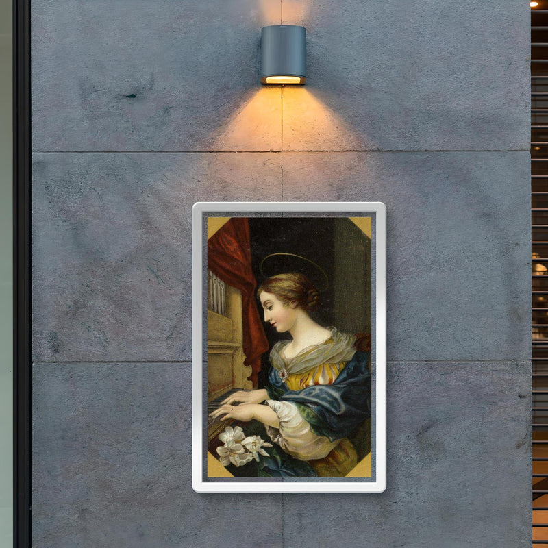 Saint Cecilia Playing the Organ by Carlo Dolci poster 2