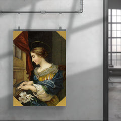 Saint Cecilia Playing the Organ by Carlo Dolci poster 4