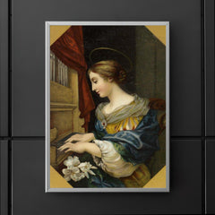 Saint Cecilia Playing the Organ by Carlo Dolci poster 5