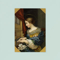 Saint Cecilia Playing the Organ by Carlo Dolci poster 8