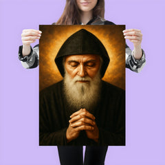 Saint Charbel Makhlouf portrait poster 3