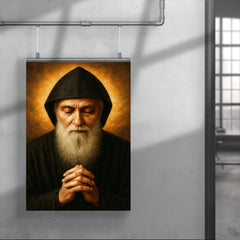 Saint Charbel Makhlouf portrait poster 4