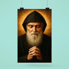 Saint Charbel Makhlouf portrait poster 6