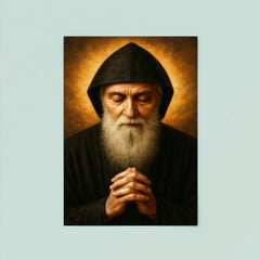 Saint Charbel Makhlouf portrait poster 8