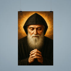 Saint Charbel Makhlouf portrait poster 9