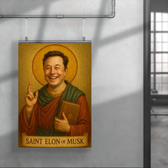 Saint Elon of Musk poster 4