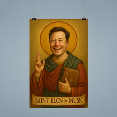 Saint Elon of Musk poster 9