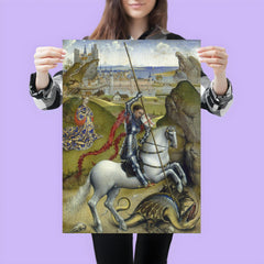 Saint George and the Dragon by Rogier van der Weyden, 1432-1435 poster 3