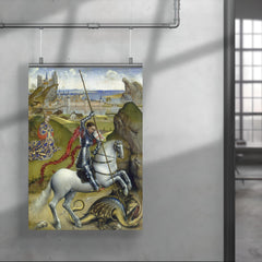 Saint George and the Dragon by Rogier van der Weyden, 1432-1435 poster 4