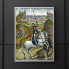 Saint George and the Dragon by Rogier van der Weyden, 1432-1435 poster 5