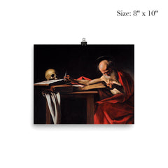 Saint Jerome in His Study by Caravaggio poster 4