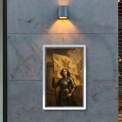 Saint Joan of Arc banner at Orléans walls poster 2
